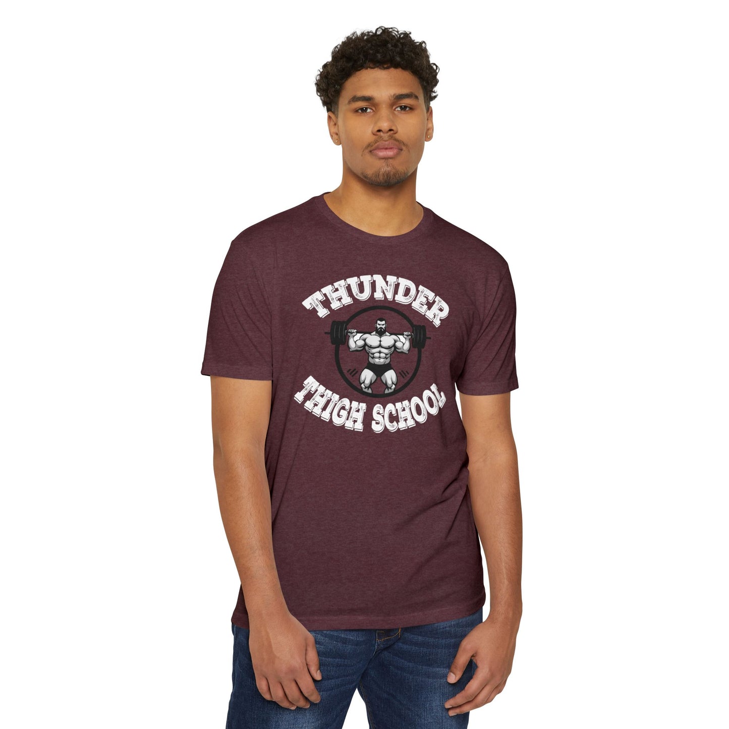 Thunder Thigh School Gym T-Shirt | Soft 60/40 Cotton Blend
