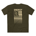 Hekili Thunder Energy T-Shirt | Lightning Flag Design
