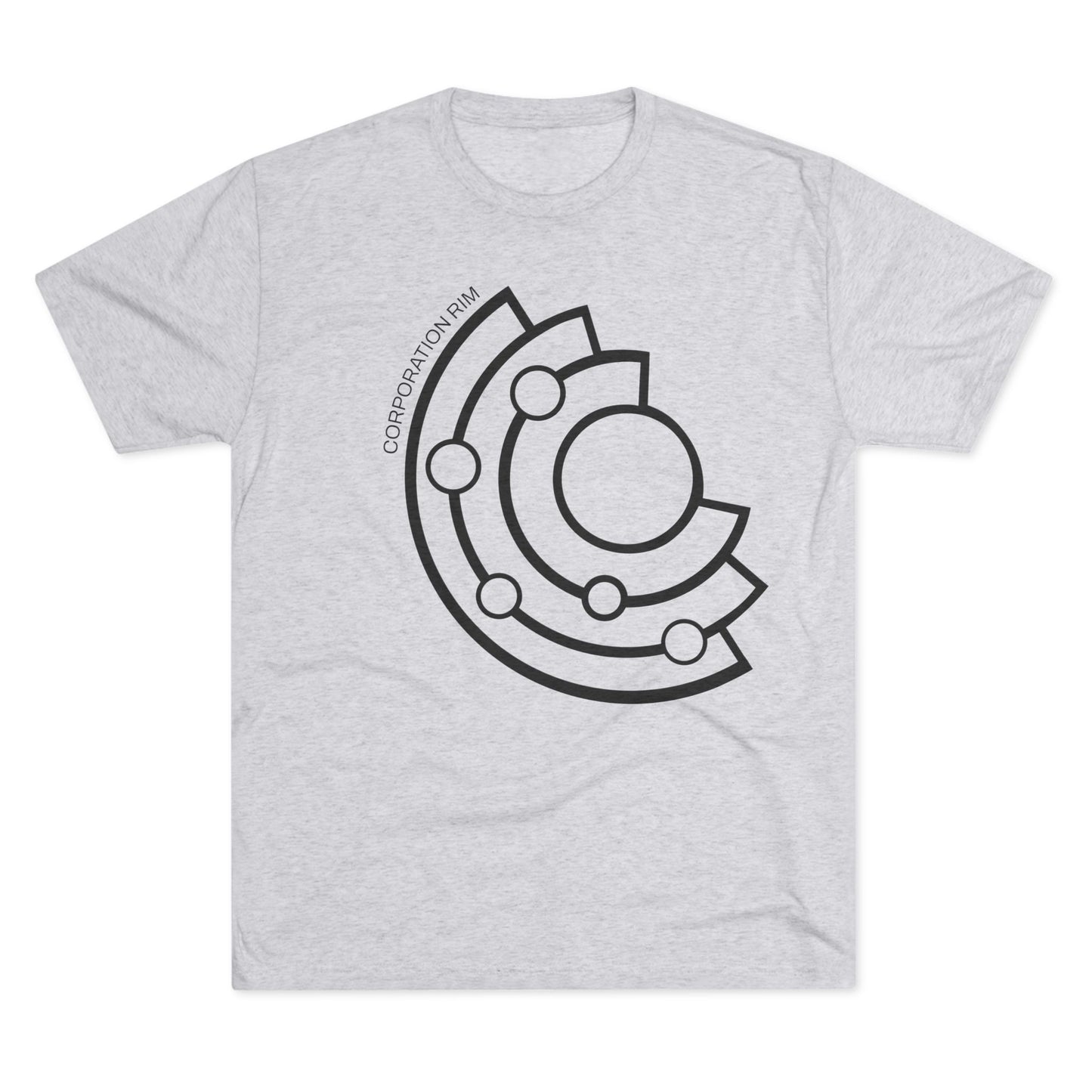 Galactic Rim Graphic Tee | Futuristic Design Shirt