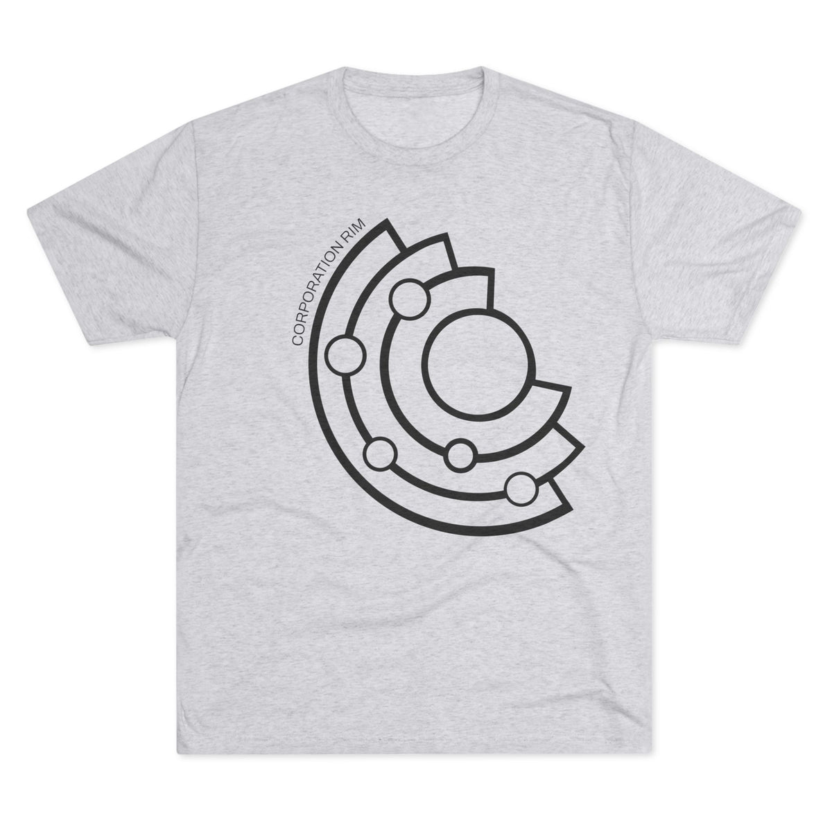 Galactic Rim Graphic Tee | Futuristic Design Shirt