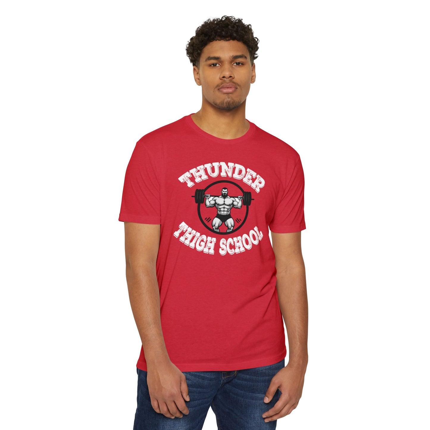 Thunder Thigh School Gym T-Shirt | Soft 60/40 Cotton Blend