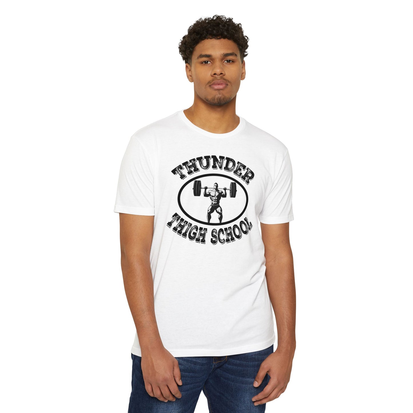 Thunder Thigh School Gym T-Shirt | Soft 60/40 Cotton Blend