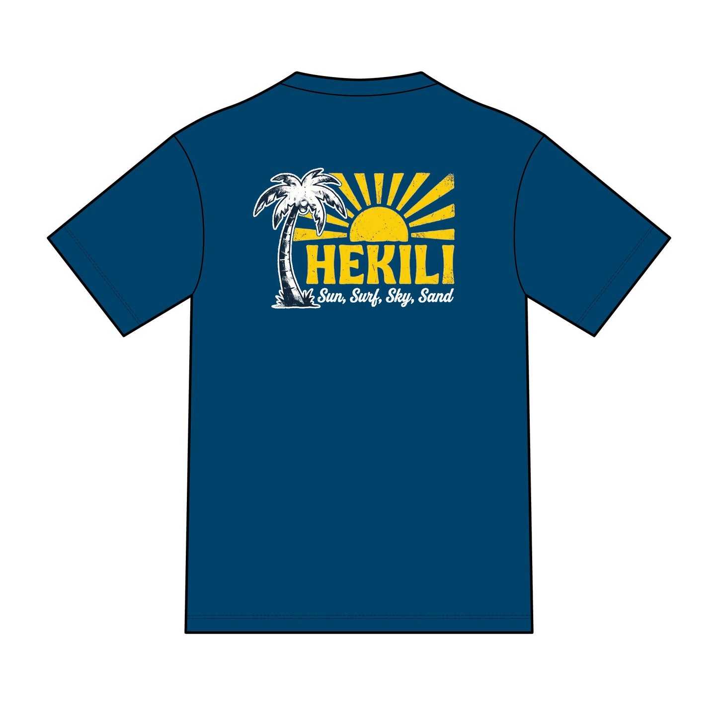 Hekili Lightning Bolt Tee — Sea, Sun, Sky & Sand Graphic T-Shirt
