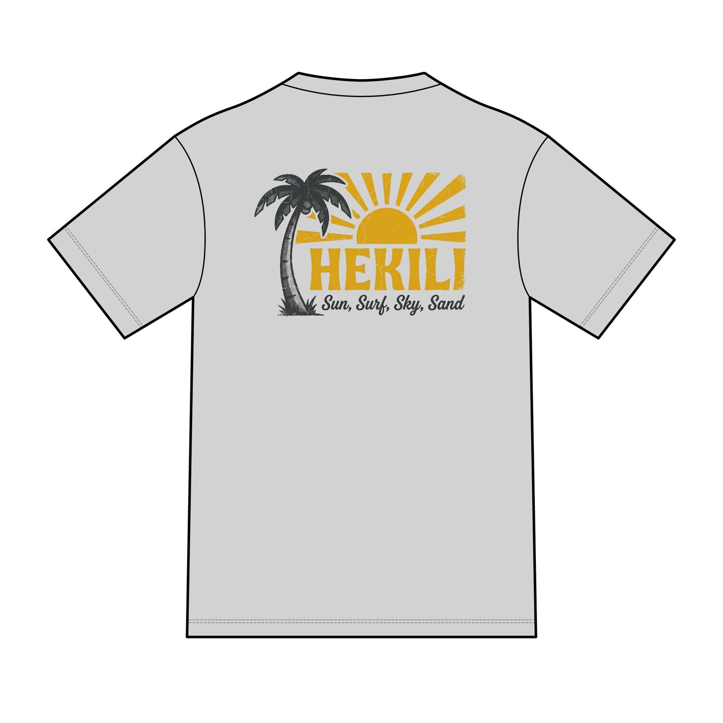 Hekili Lightning Bolt Tee — Sea, Sun, Sky & Sand Graphic T-Shirt