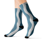 Hekili Thunder Wave Socks | Comfortable Crew Length
