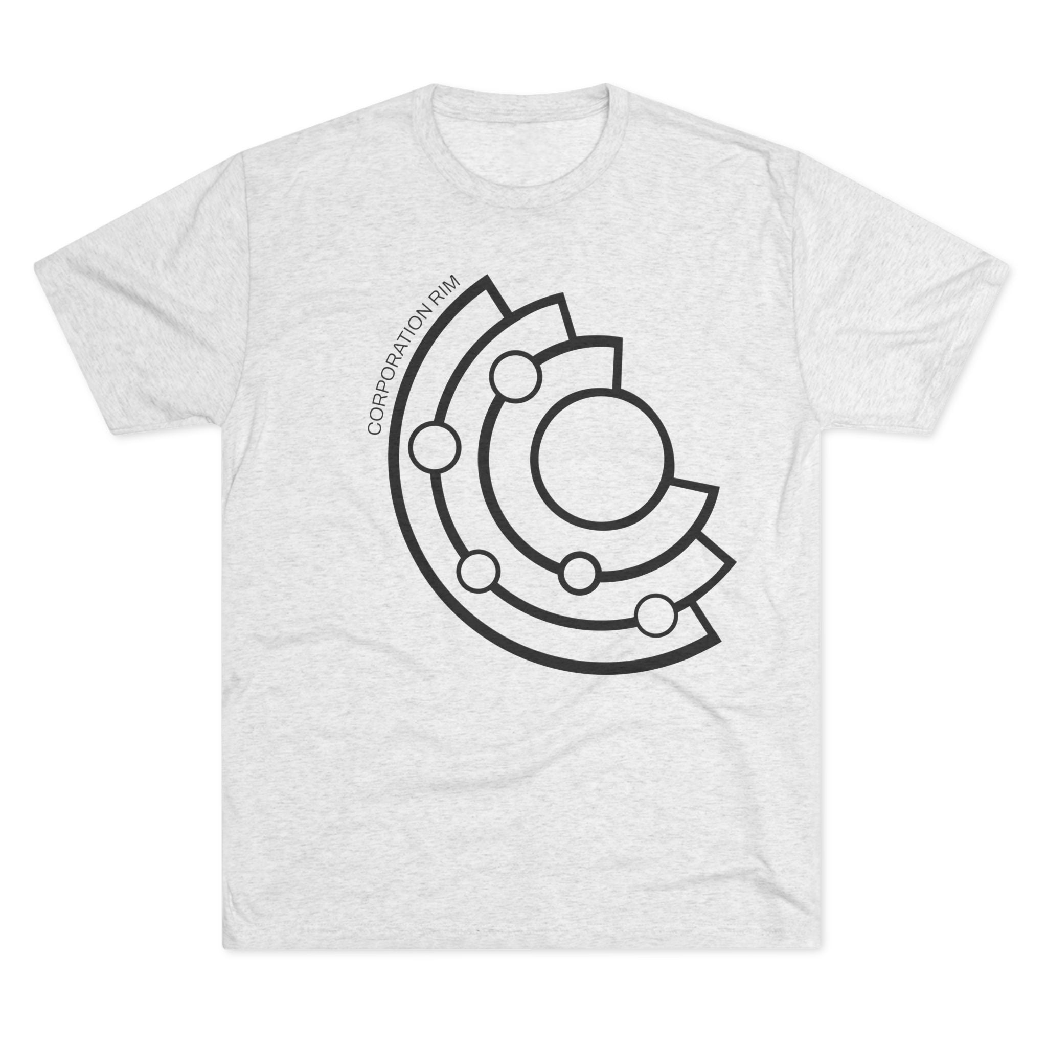 Galactic Rim Graphic Tee | Futuristic Design Shirt
