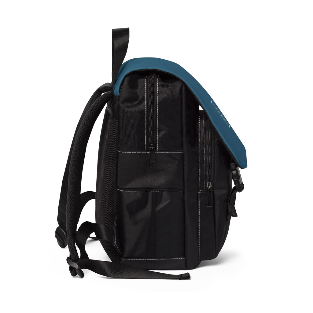 Hekili Canvas Backpack, Laptop Rucksack, Flap Daypack for Hiking, Travel, Commute