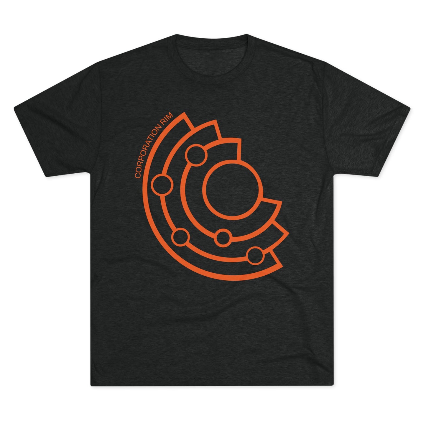 Galactic Rim Graphic Tee | Futuristic Design Shirt