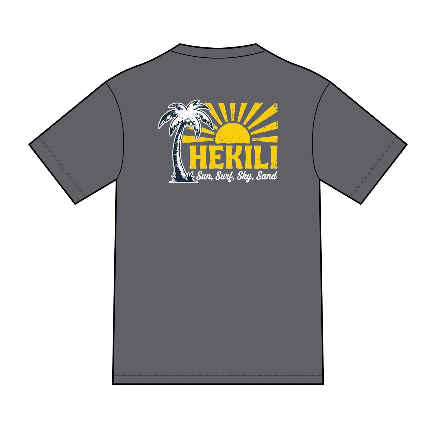 Hekili Lightning Bolt Tee — Sea, Sun, Sky & Sand Graphic T-Shirt