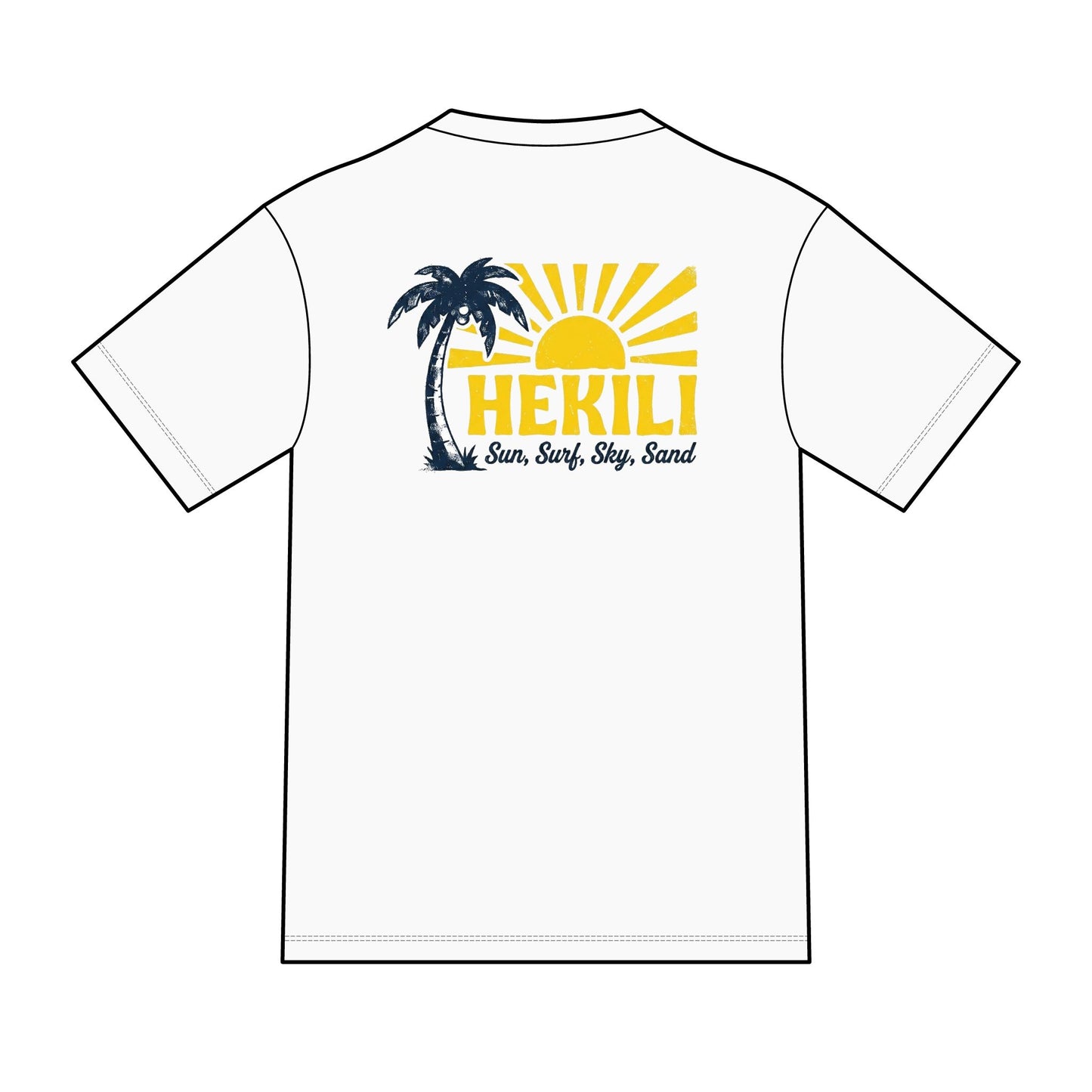 Hekili Lightning Bolt Tee — Sea, Sun, Sky & Sand Graphic T-Shirt