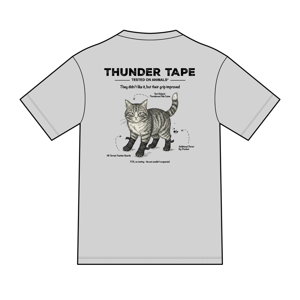 Thunderous Cat / Animal Testing - Cat T-Shirt