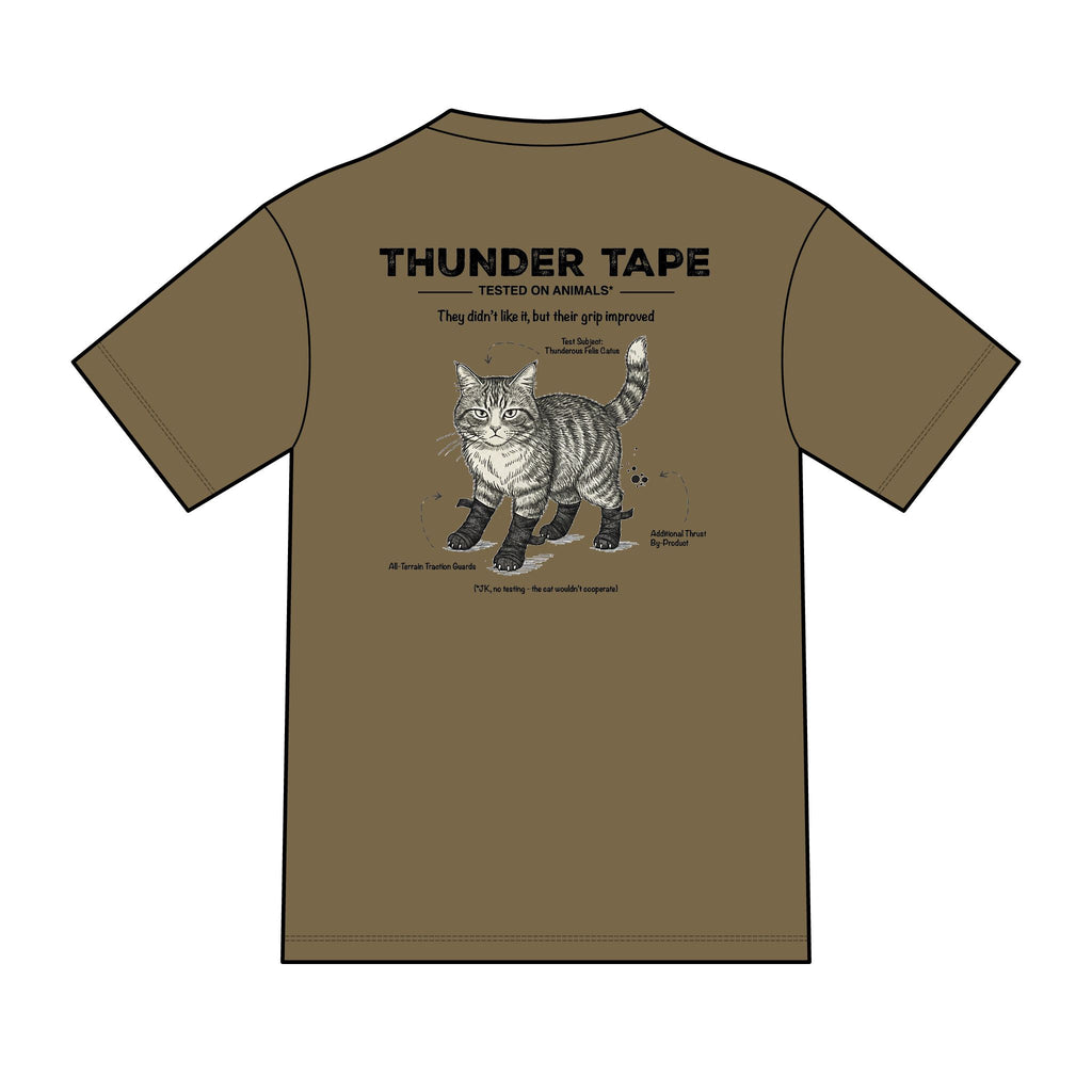 Thunderous Cat / Animal Testing - Cat T-Shirt