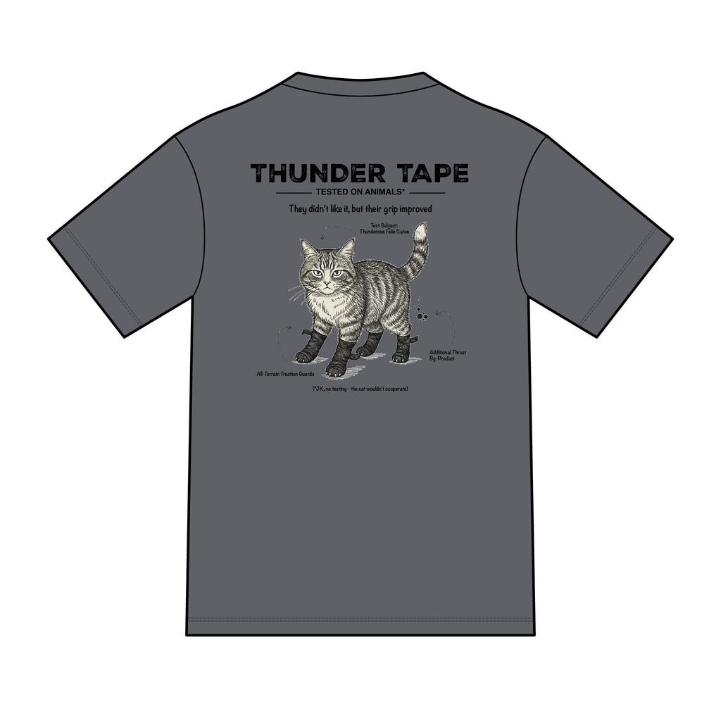 Thunderous Cat / Animal Testing - Cat T-Shirt