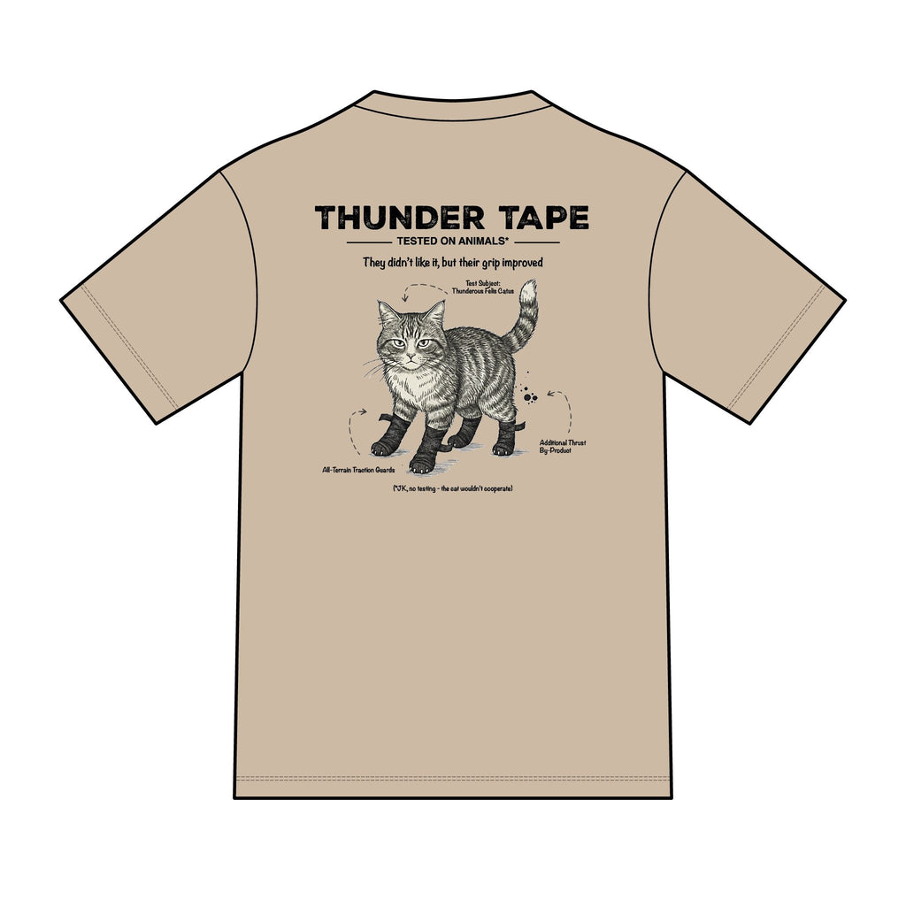 Thunderous Cat / Animal Testing - Cat T-Shirt