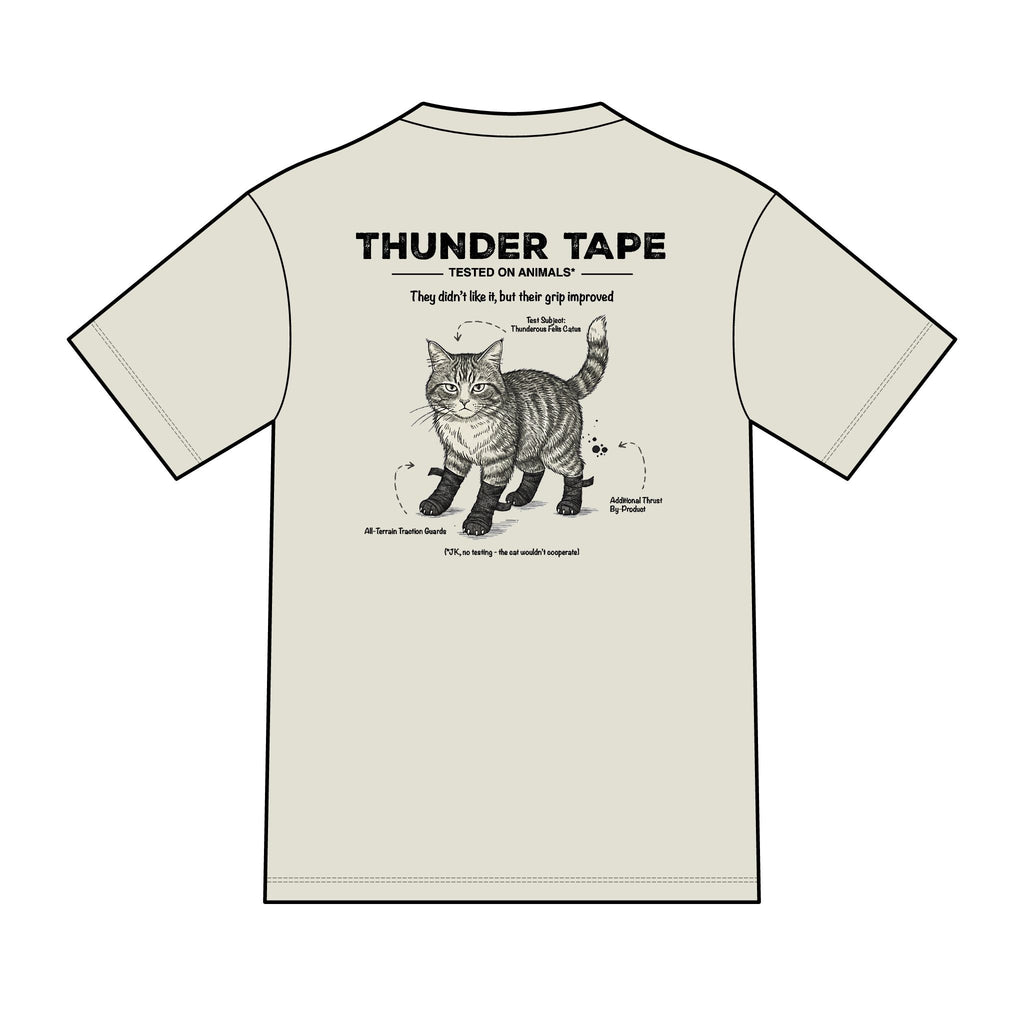 Thunderous Cat / Animal Testing - Cat T-Shirt