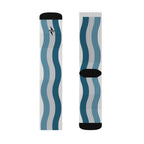 Hekili Thunder Wave Socks | Comfortable Crew Length