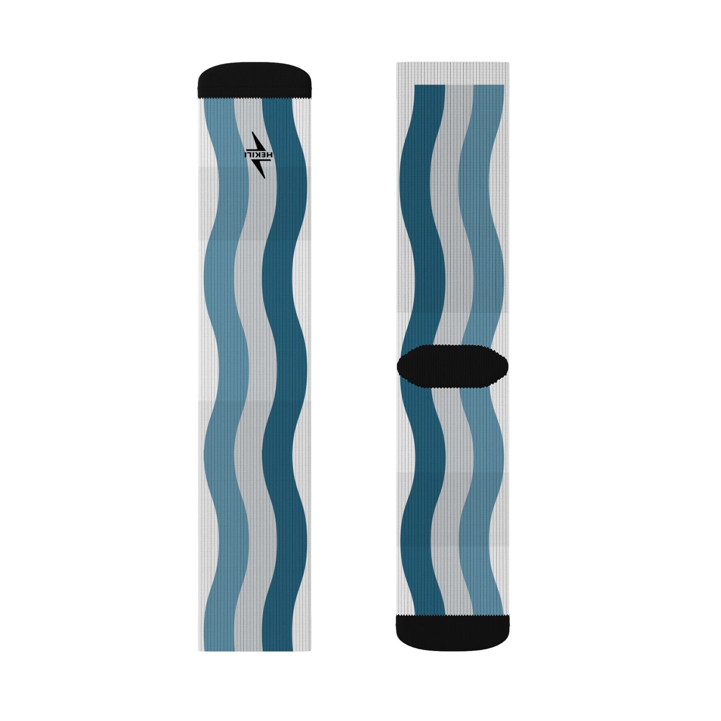 Hekili Thunder Wave Socks | Comfortable Crew Length