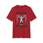 Believe in Bigfoot - Doing Pull-Ups - T-Shirt