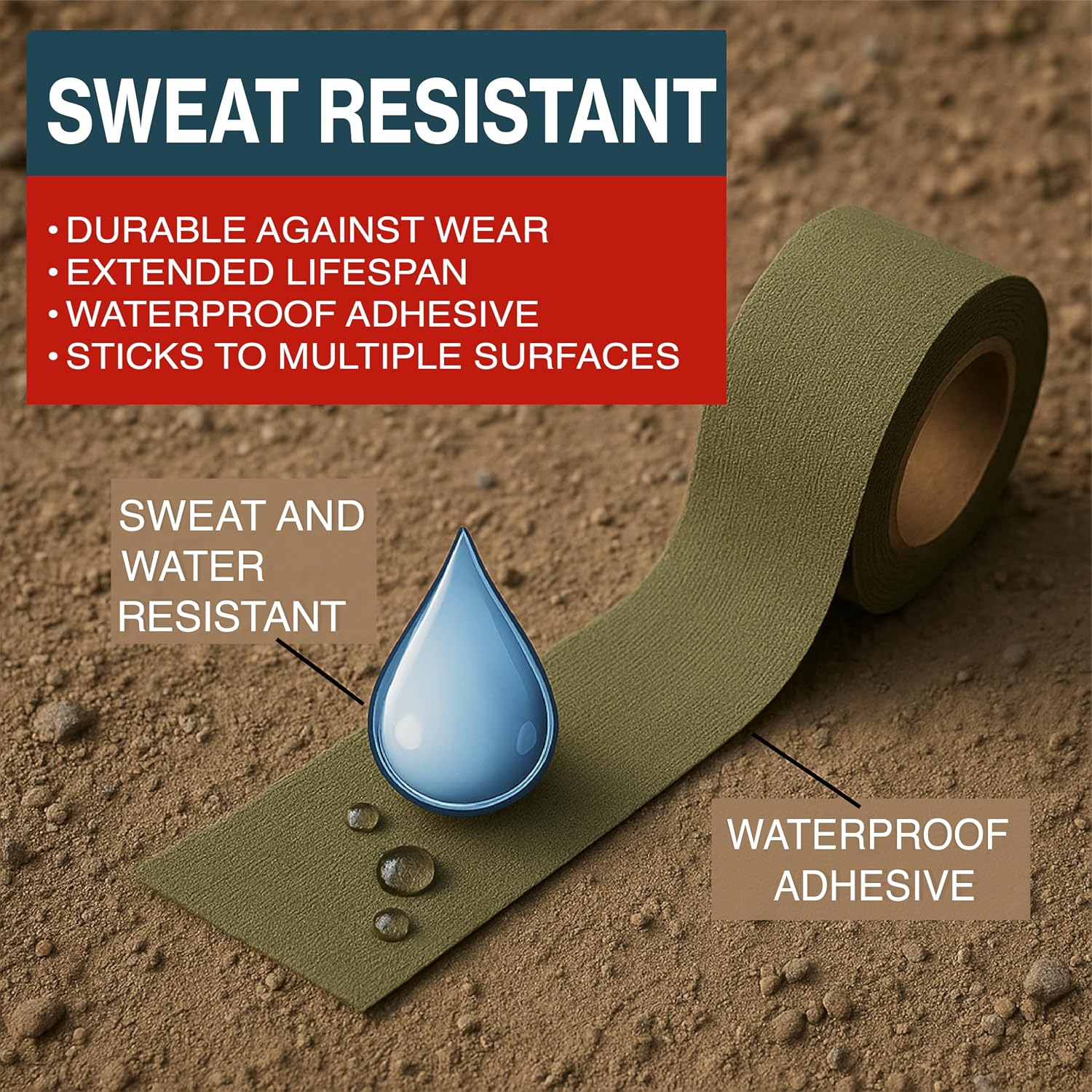 Tactical Grip Tape – 2 Roll Camo Pack (Green & Brown) – Gun Grip Tape